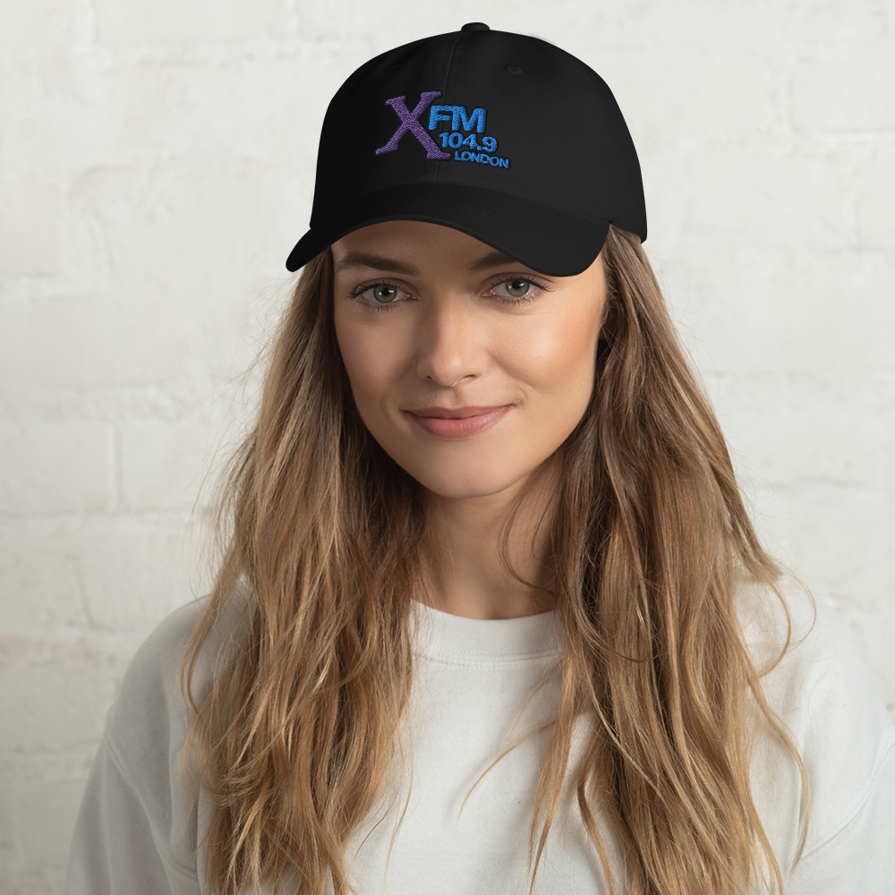 XFM Embroidered Baseball Hat (Blue Logo)