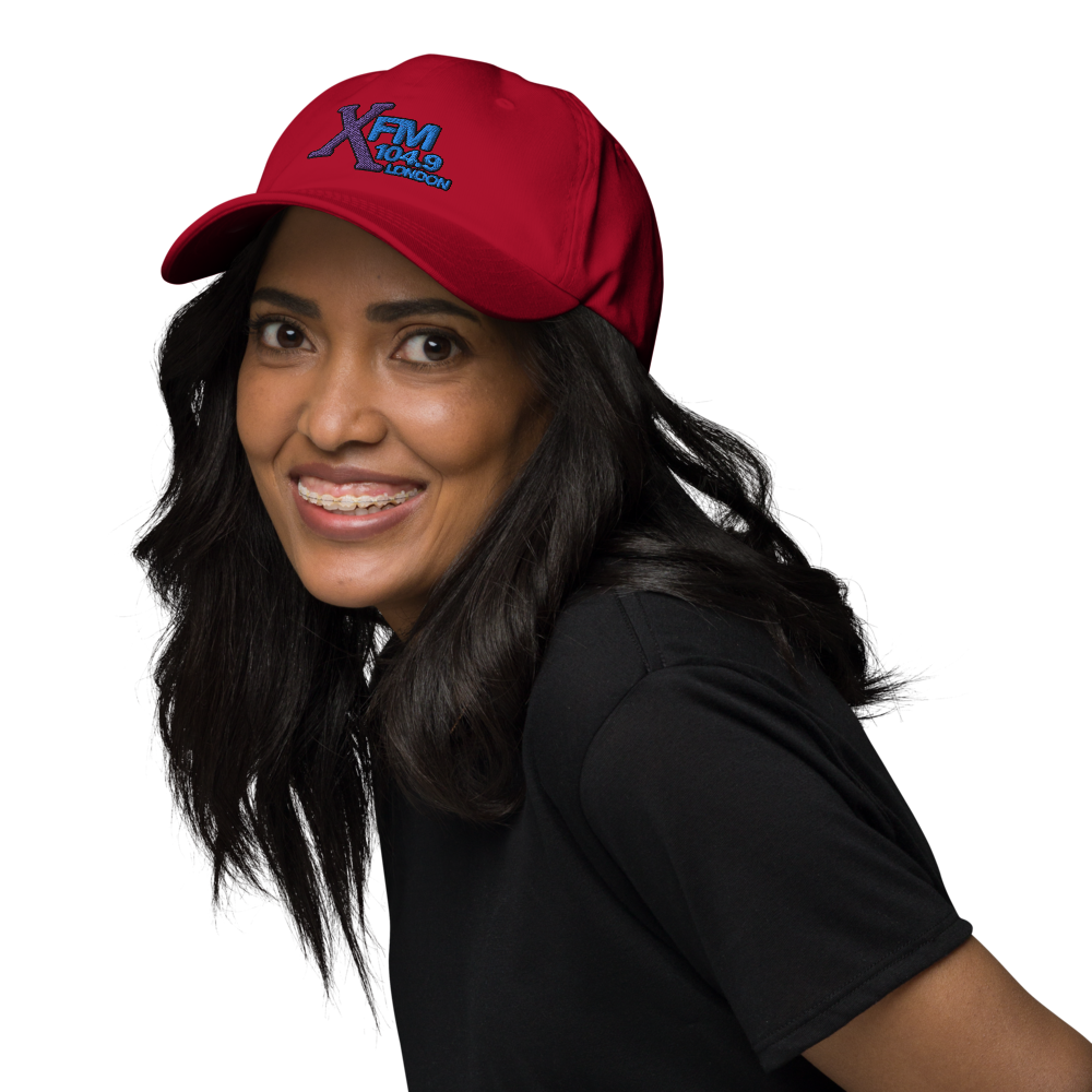 XFM Embroidered Baseball Hat (Blue Logo)