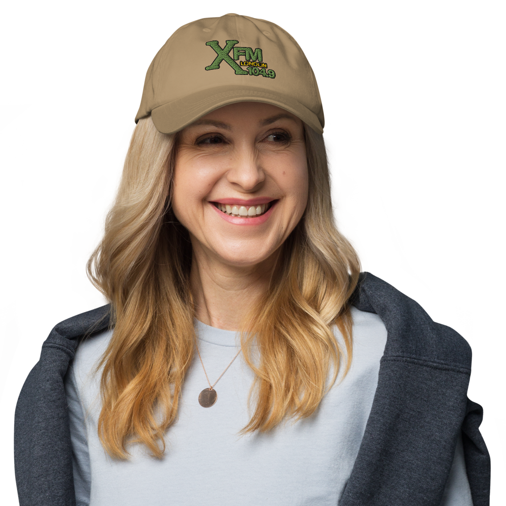 XFM Embroidered Baseball Hat (Green Logo)