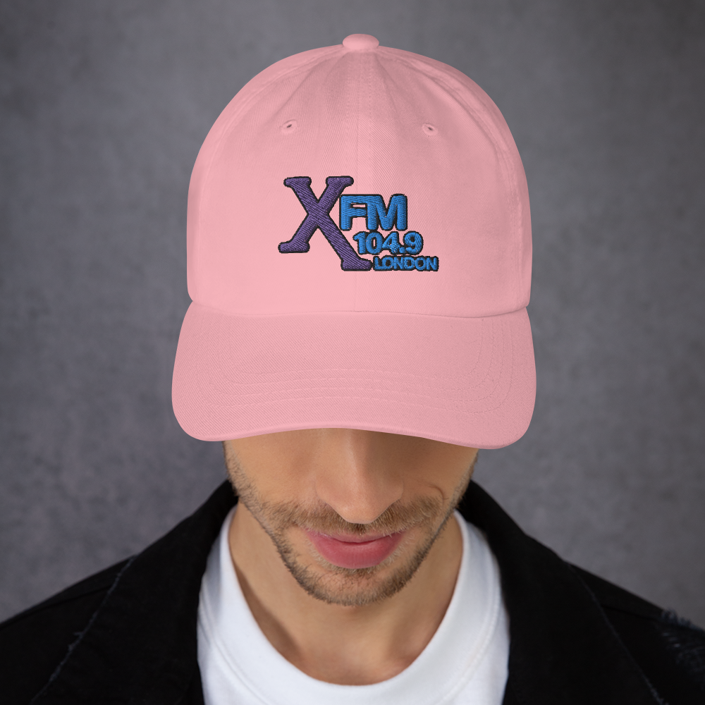 XFM Embroidered Baseball Hat (Blue Logo)