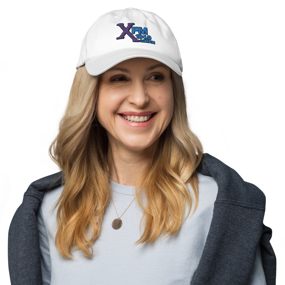 XFM Embroidered Baseball Hat (Blue Logo)