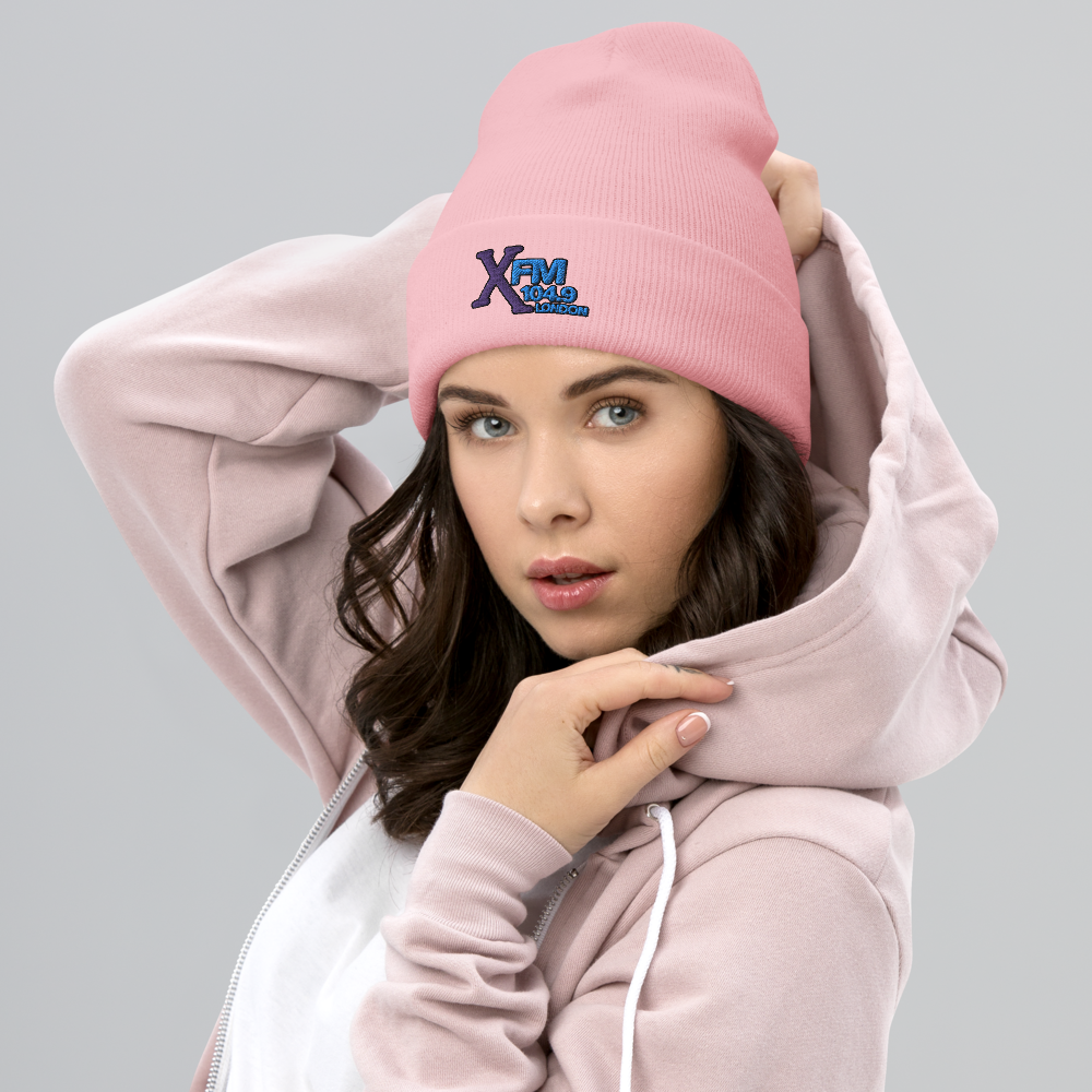 XFM Embroidered Beanie (Blue Logo)