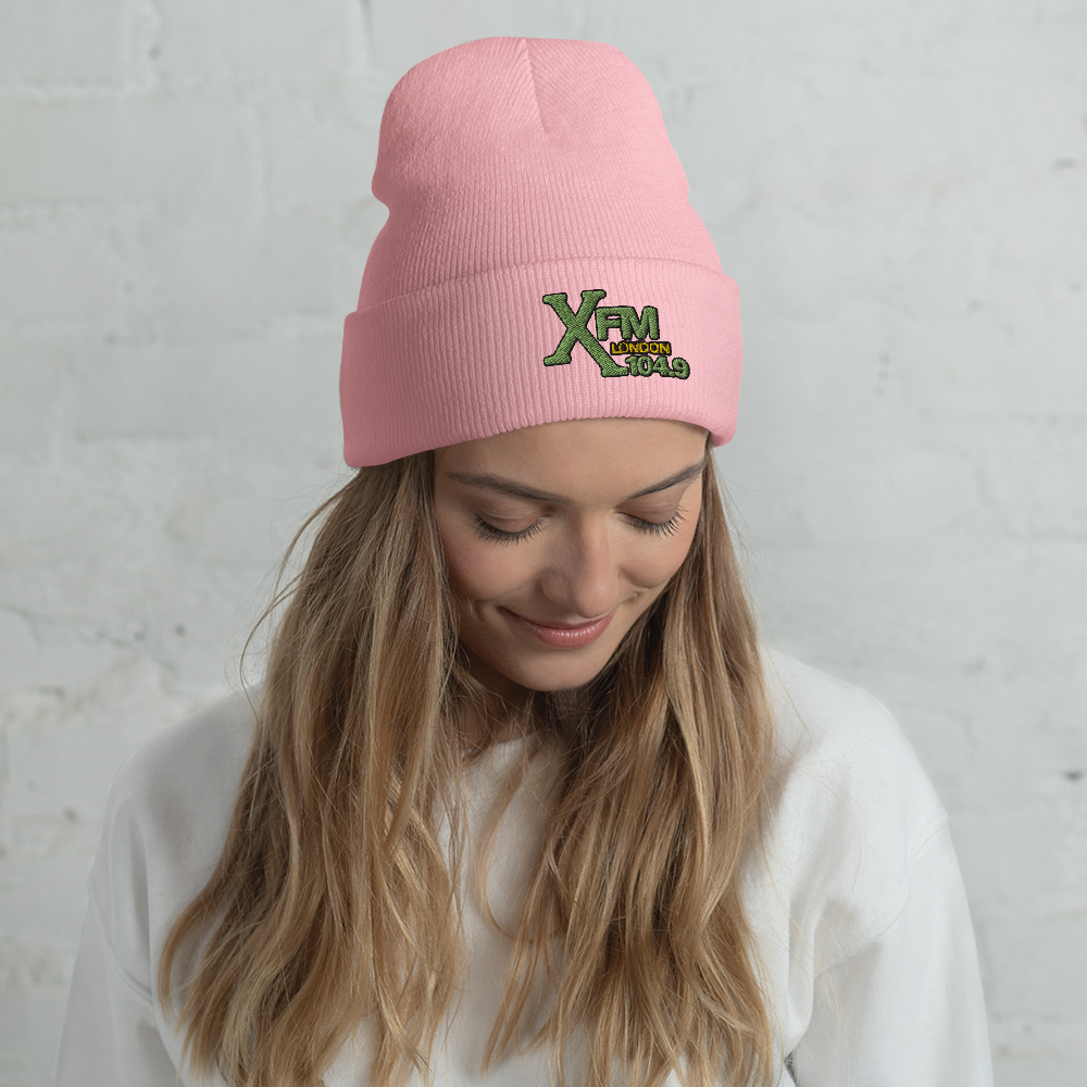 XFM Embroidered Beanie (Green Logo)