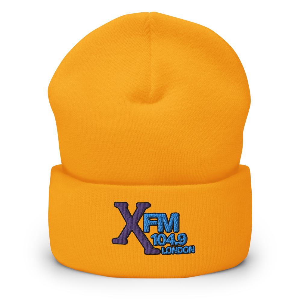 XFM Embroidered Beanie (Blue Logo)