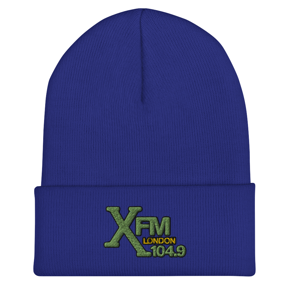 XFM Embroidered Beanie (Green Logo)