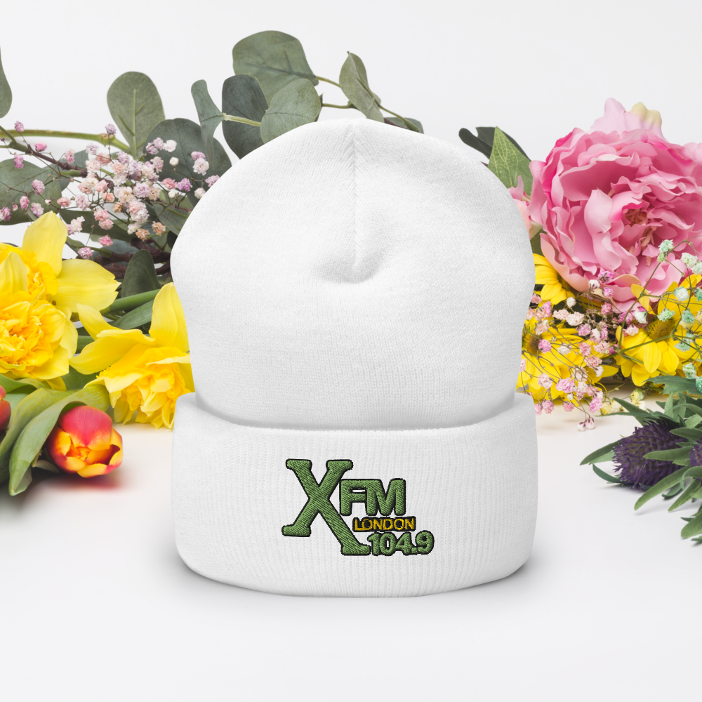 XFM Embroidered Beanie (Green Logo)