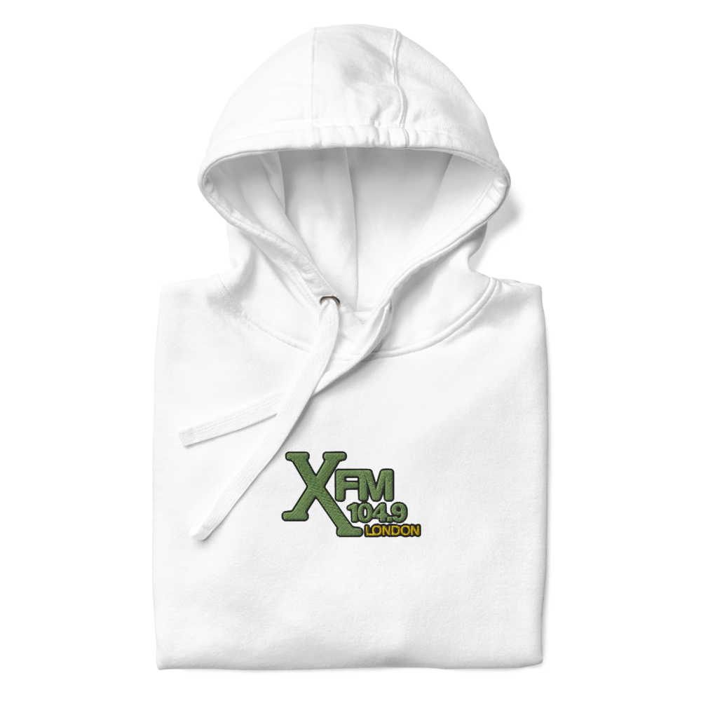 Unisex Embroidered XFM Hoodie (Green Logo)