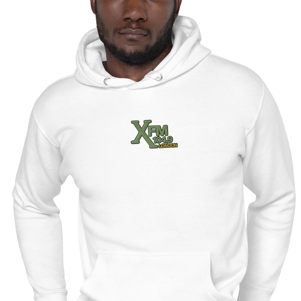 Unisex Embroidered XFM Hoodie (Green Logo)