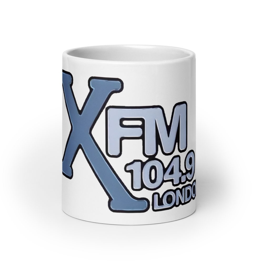 Glossy Mug - XFM Logo (Blue)